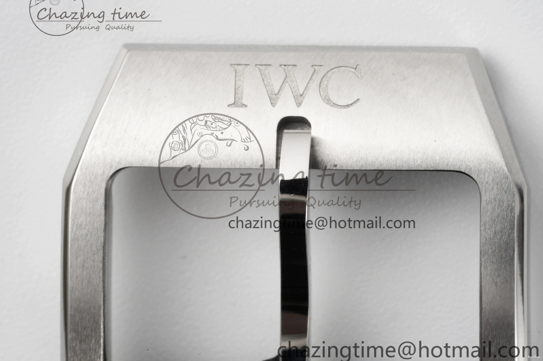 MIROTIME 0319 Bright Pilot Chrono SS AZF 1:1 Best Edition Green Dial on Brown Leather Strap A 7059